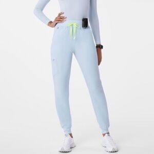 Sky blue Figs Jogger Set